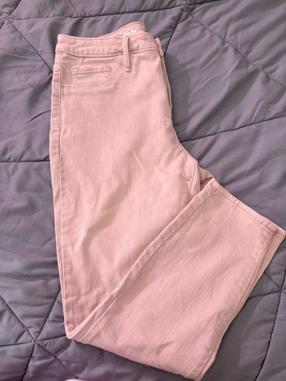 Mossimo Supply Co. Pastel Pink Straight-Leg Jeans
